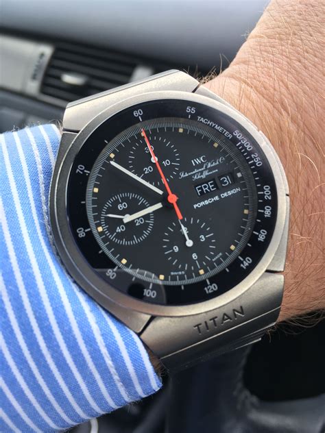 iwc porsche design chronograph|iwc porsche design titanium.